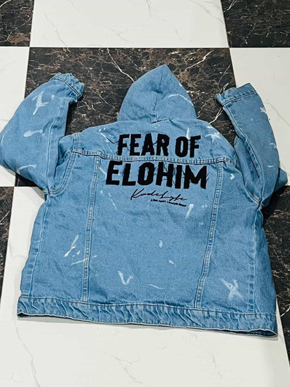 Hooded Demin Jacket "Fear of Elohim"