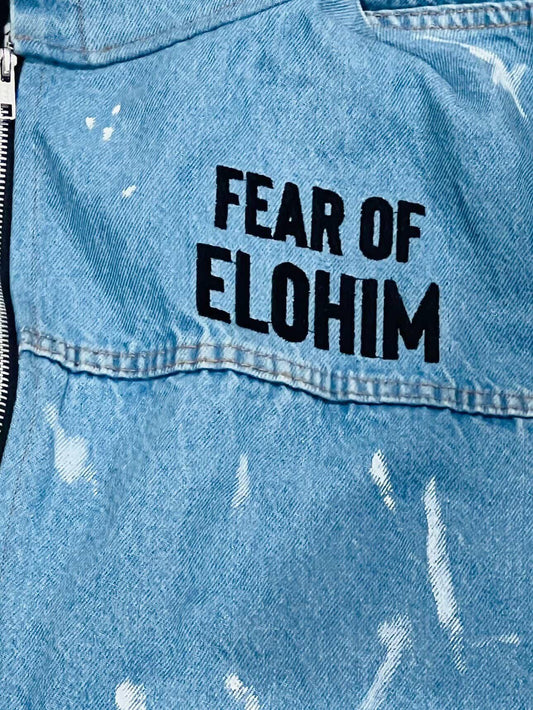 Hooded Demin Jacket "Fear of Elohim"
